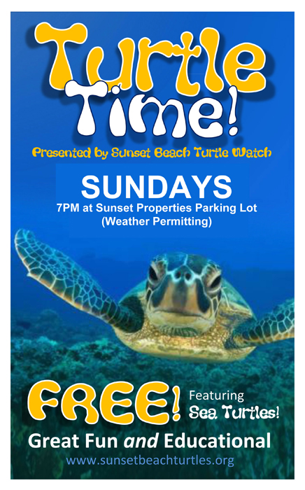 Sunset Beach Turtle Weekly Programs